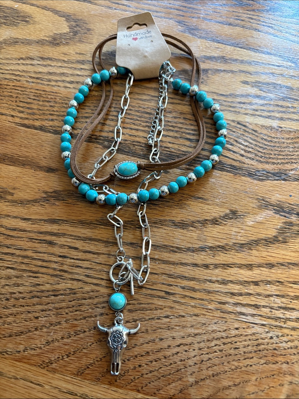 Turquoise Multi-Strand Western Necklace